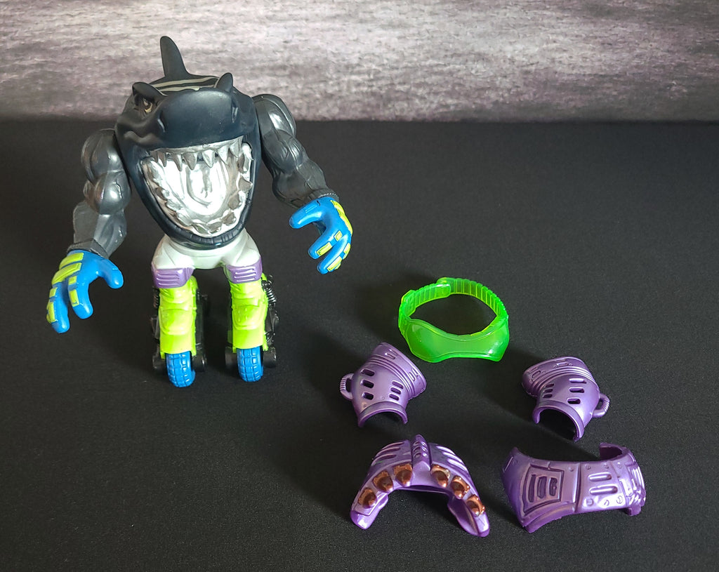 Vintage Mattel Street Sharks Night Fighters Stingshot Streex – Incomplete