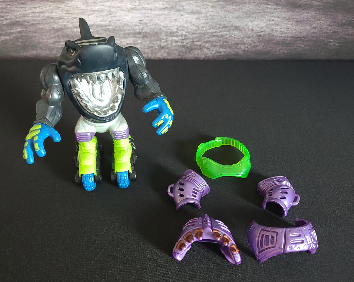 Vintage Mattel Street Sharks Night Fighters Stingshot Streex – Incomplete