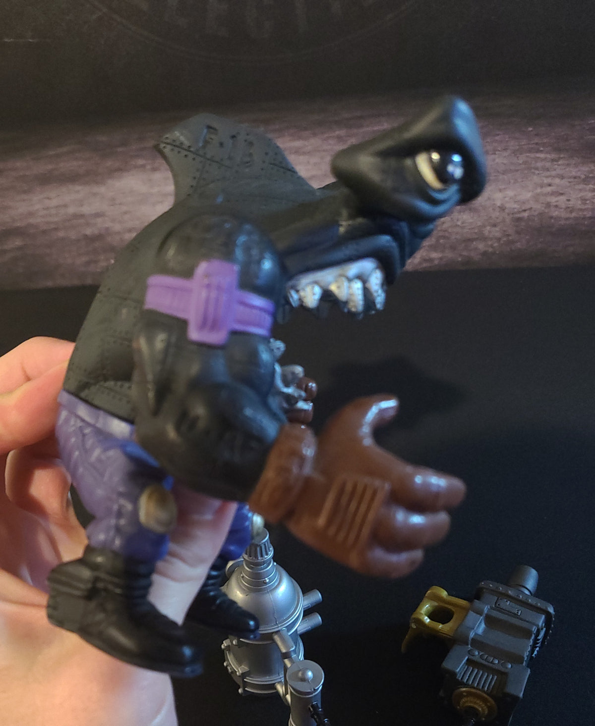 Vintage Street Sharks Night Fighters Hydro Jab Complete Action Figure 1995