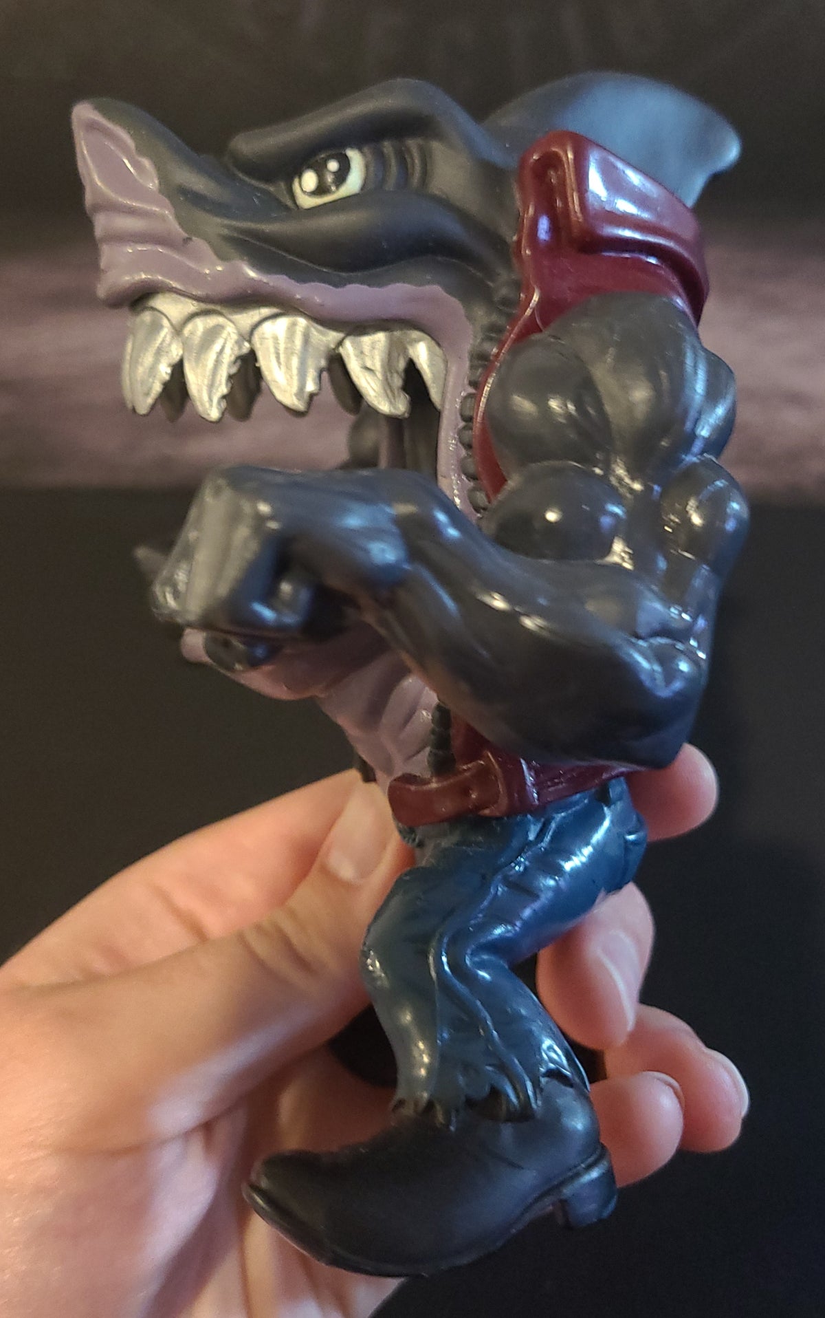 Vintage Street Sharks Night Fighters Ripster Action Figure Incomplete 1995