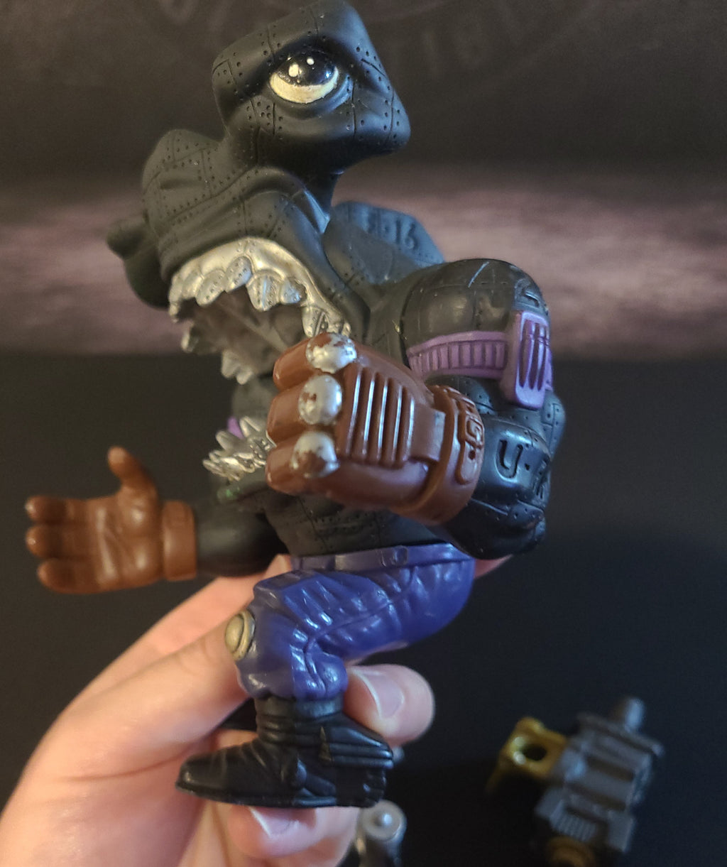 Vintage Street Sharks Night Fighters Hydro Jab Complete Action Figure 1995
