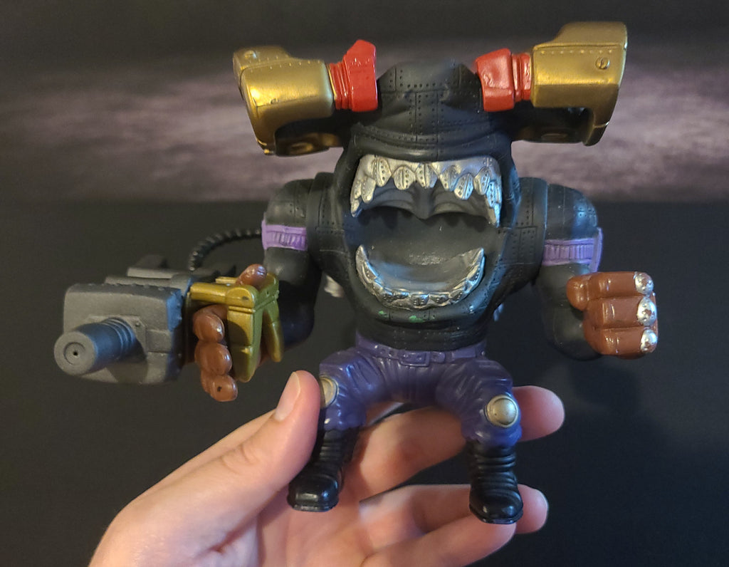 Vintage Street Sharks Night Fighters Hydro Jab Complete Action Figure 1995